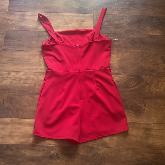 Red Romper size- medium - Picture 2 of 2